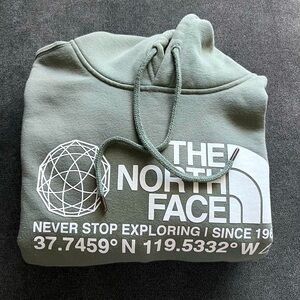 The North Face hoodie.